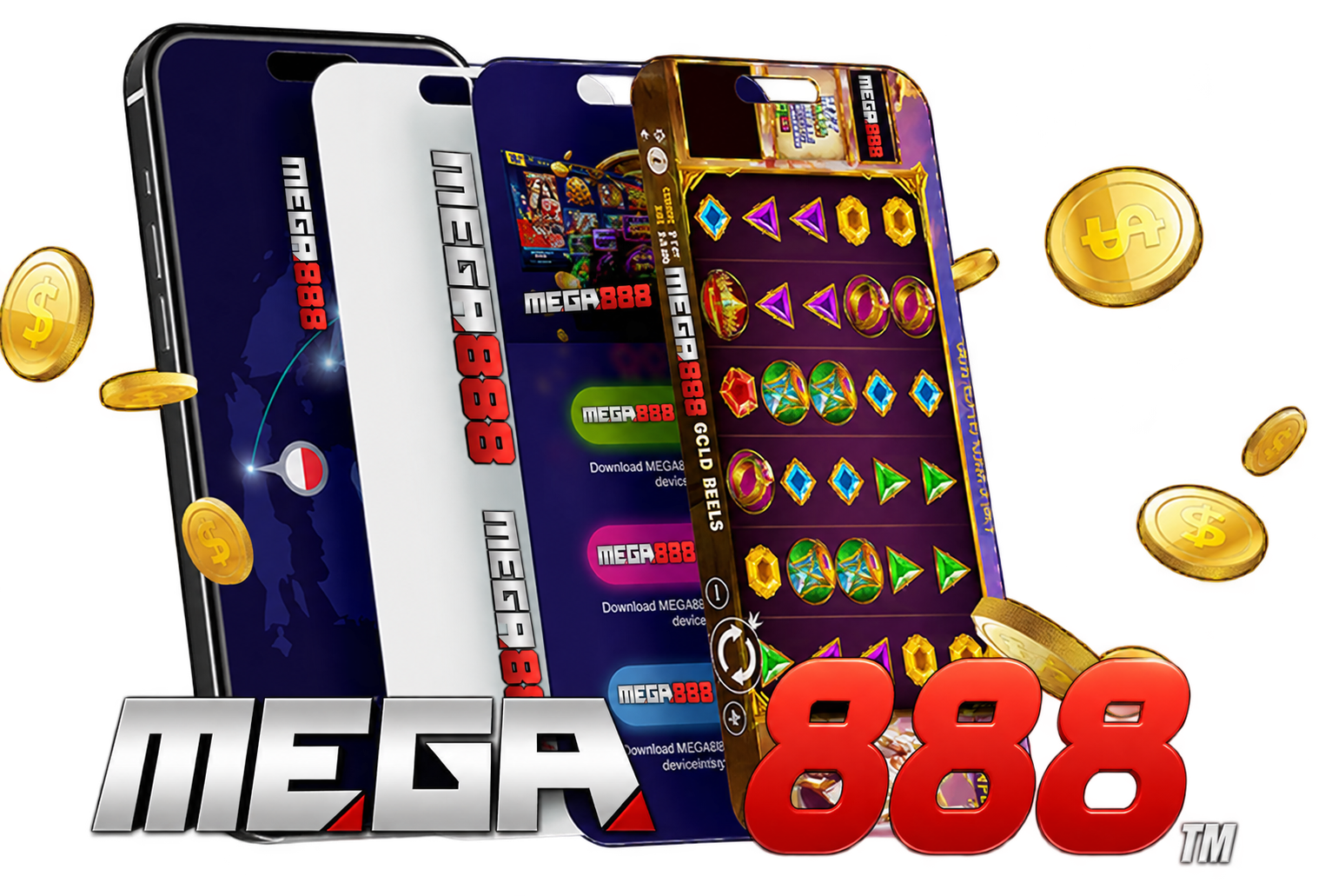 MEGA888 on iPhone and Windows