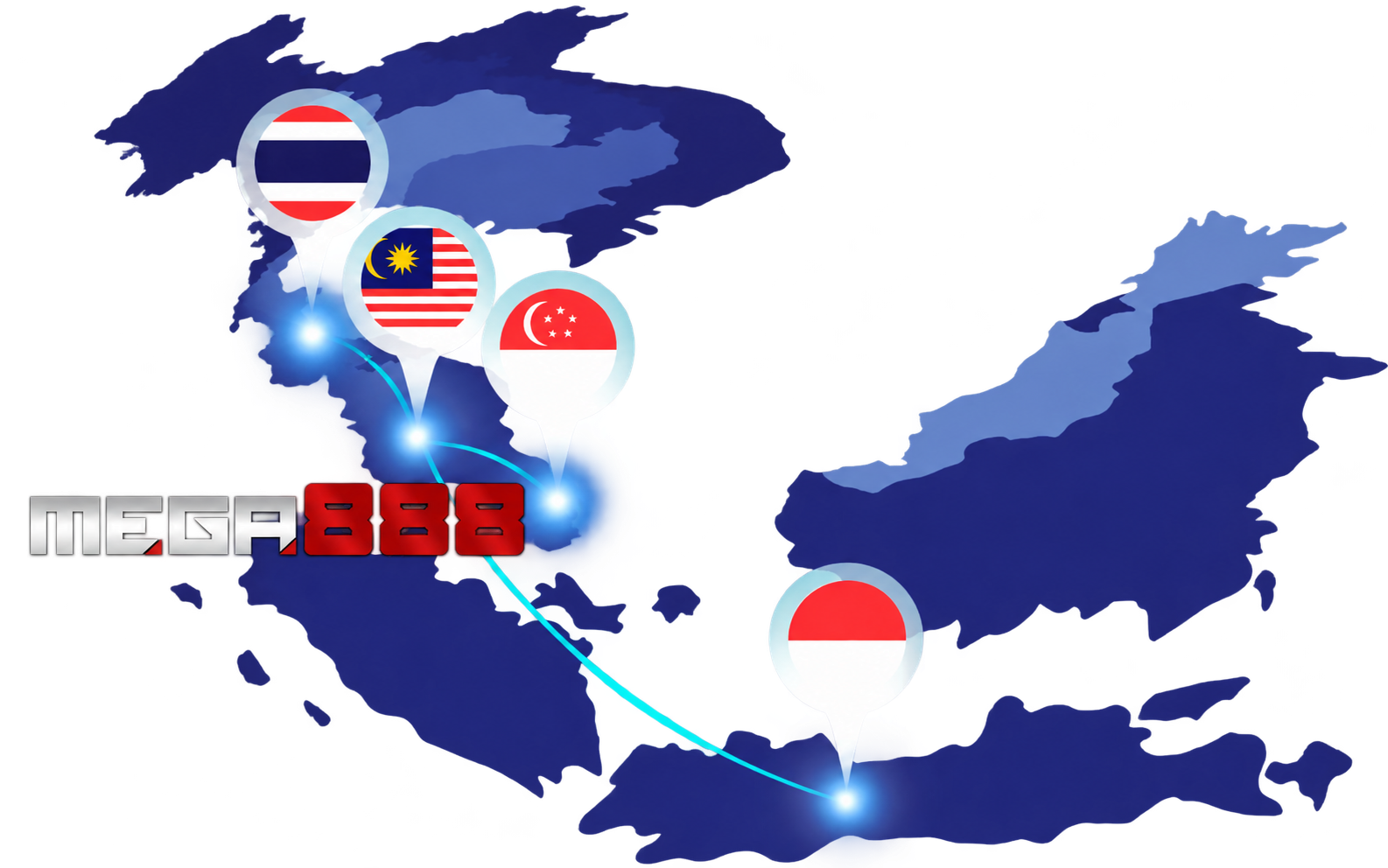 MEGA888 Across Malaysia